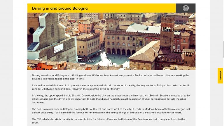 Travel Copywriting Example